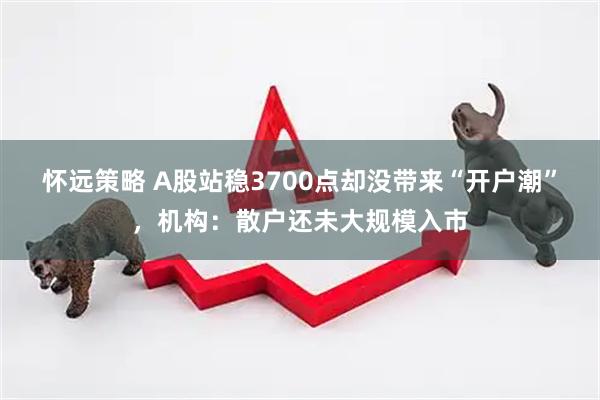 怀远策略 A股站稳3700点却没带来“开户潮”,机构:散户还未大规模入市