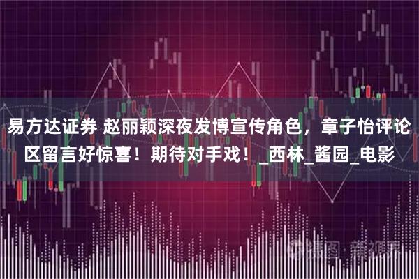 易方达证券 赵丽颖深夜发博宣传角色，章子怡评论区留言好惊喜！期待对手戏！_西林_酱园_电影