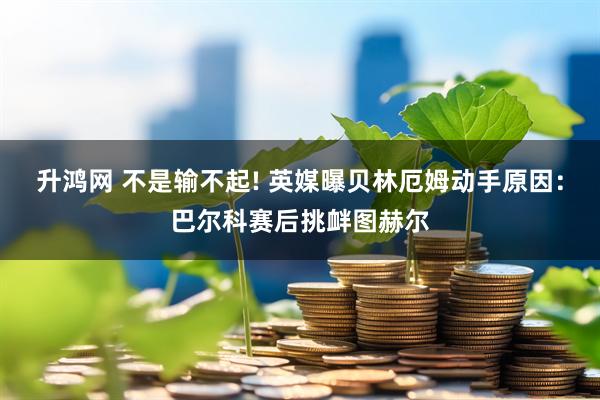 升鸿网 不是输不起! 英媒曝贝林厄姆动手原因：巴尔科赛后挑衅图赫尔